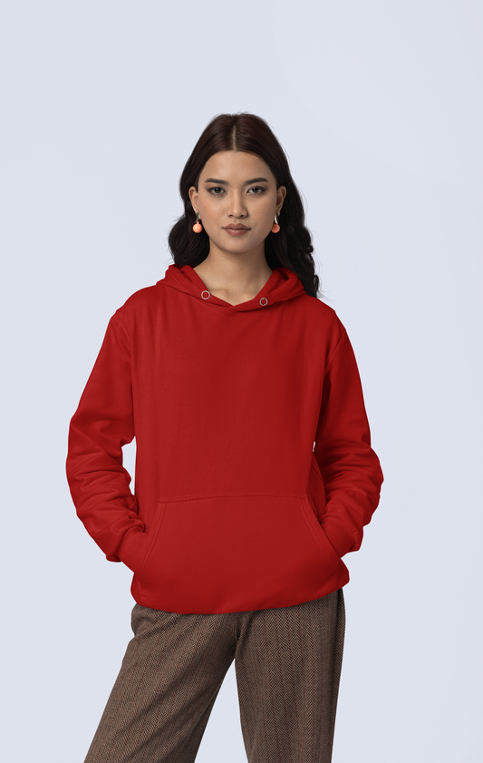 Plain Hooded Sweatshirt